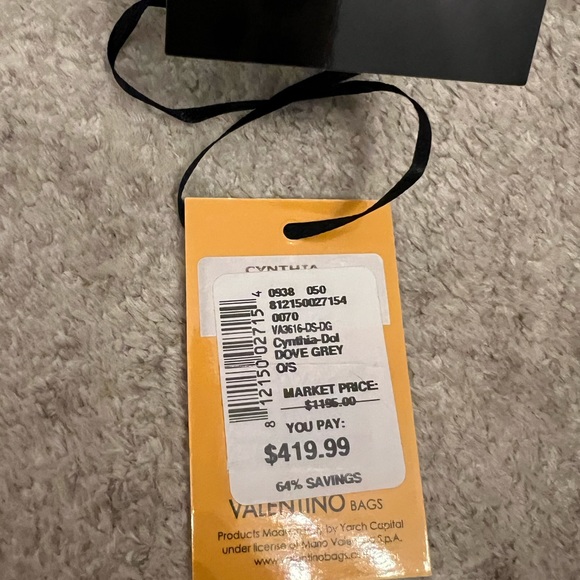 NWT never used Valentino bag from off Saks fifth ave. original price tag - Picture 8 of 9